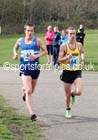 Lewis Timmins (Morpeth) battles with Jack Morris (Stockport) on the the first leg of the 2014 Northern 12 and 6 Stage Relays, Heaton Park, Manchester. Photo: David T. Hewitson/Sports for All Pics